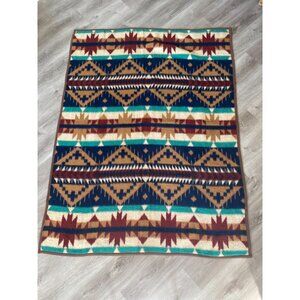 Vintage {77 x 58.5 inches} Vuteks Vokovar Crown Crafts Blanket Acrylic 1989